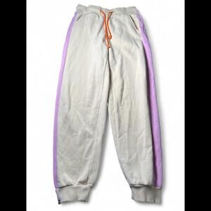 LEGO Women's Side Striped Jogger Pants Cream/Pink LEGO x Target Collection Size